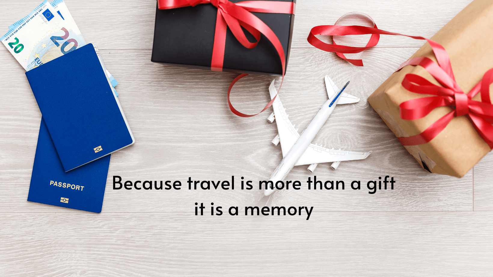 GIVE THE GIFT OF TRAVEL - background banner